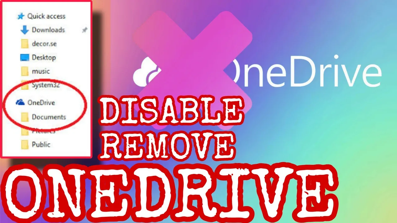 How to Disable OneDrive and Remove It From File Explorer on Windows 10