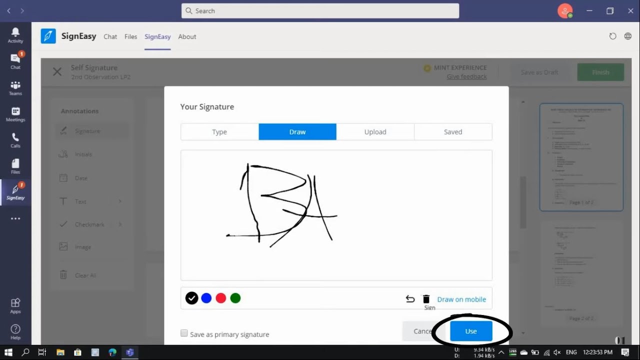 How to Sign Doc­u­ments in Microsoft Teams