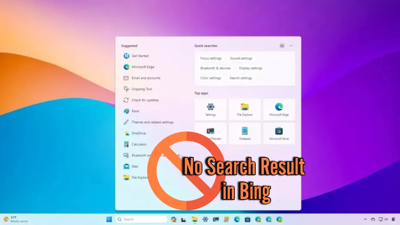 How to disable web search results on Windows 11