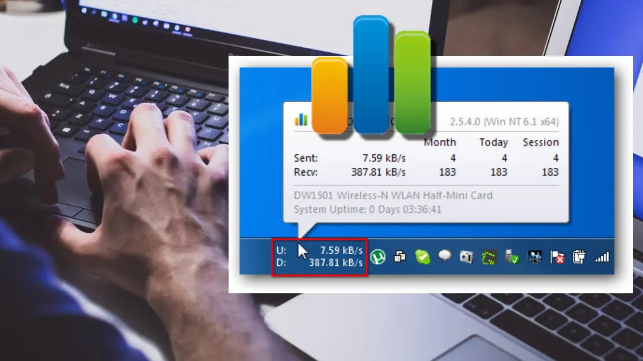 How to Display Your Internet Speed on the Windows Taskbar