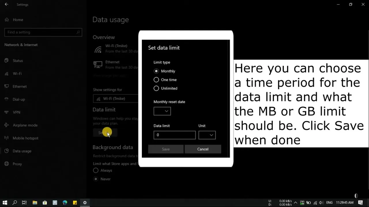 How to Limit Data Usage and Internet Bandwidth in Windows