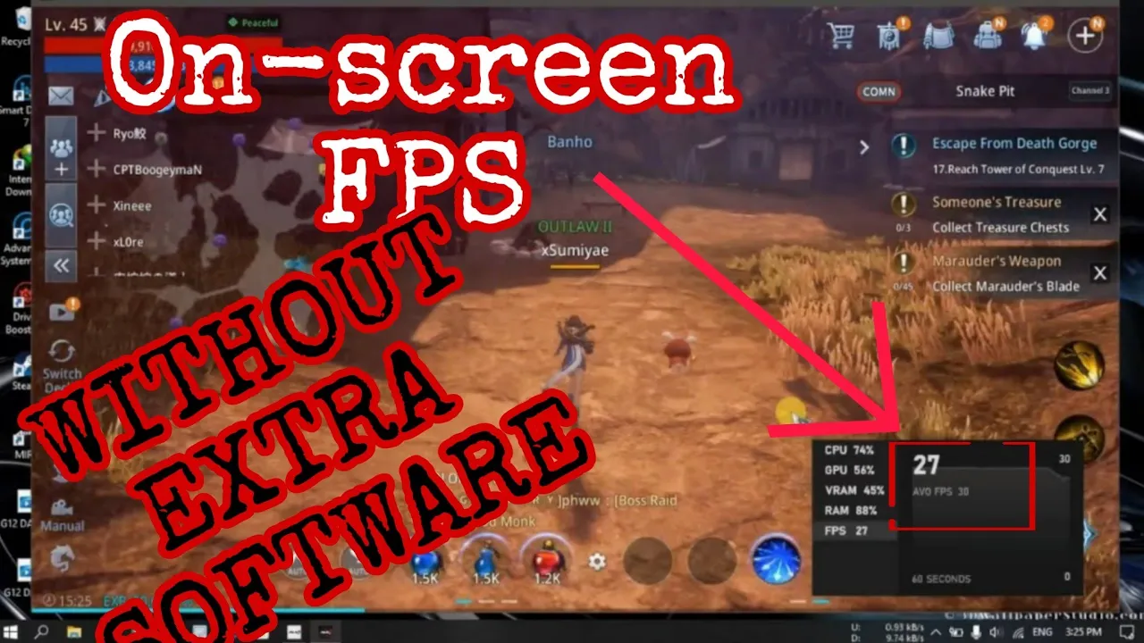 How to See FPS in Any Windows 10 Game (Without Extra Software)