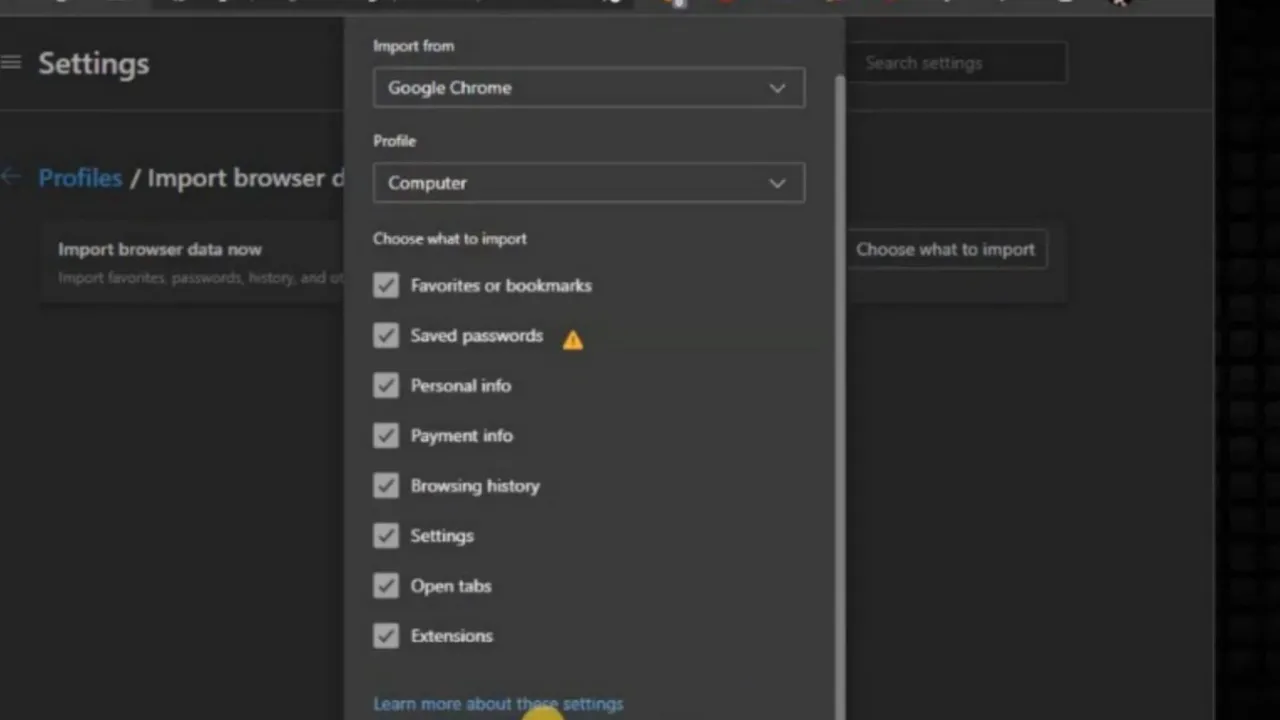 How to Import Bookmarks from Chrome to Edge?