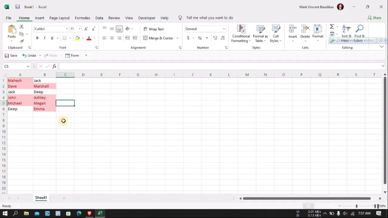 How to Compare Two Lists in Microsoft Excel