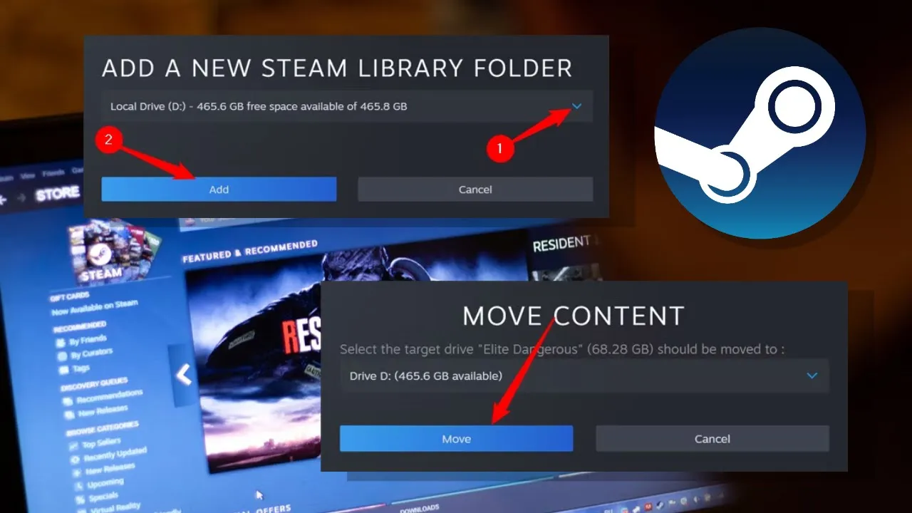 How to Move a Steam Game to Another Drive, The Easy Way