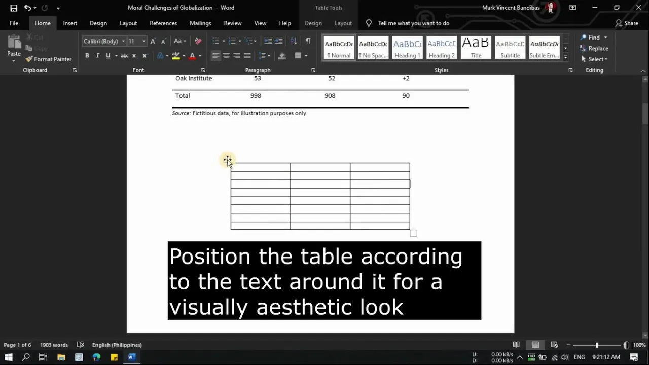 7 Formatting Tips for Perfect Tables in Microsoft Word