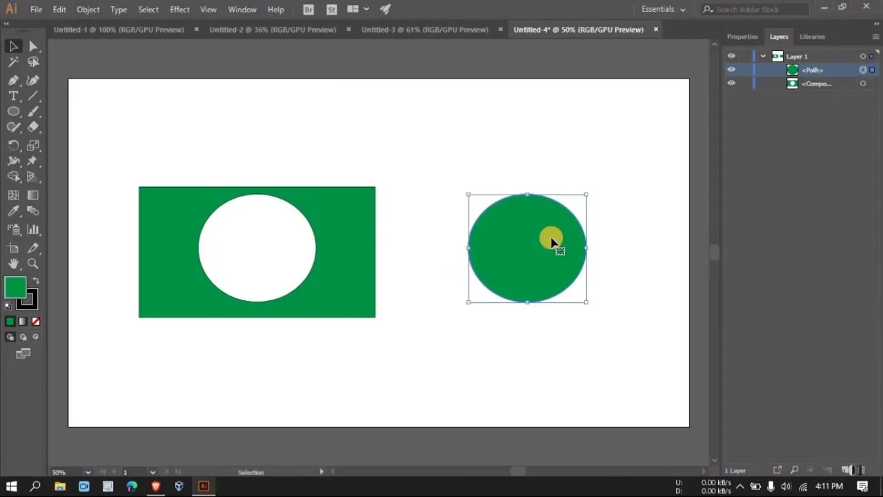 How to Cut Out a Shape in Illustrator