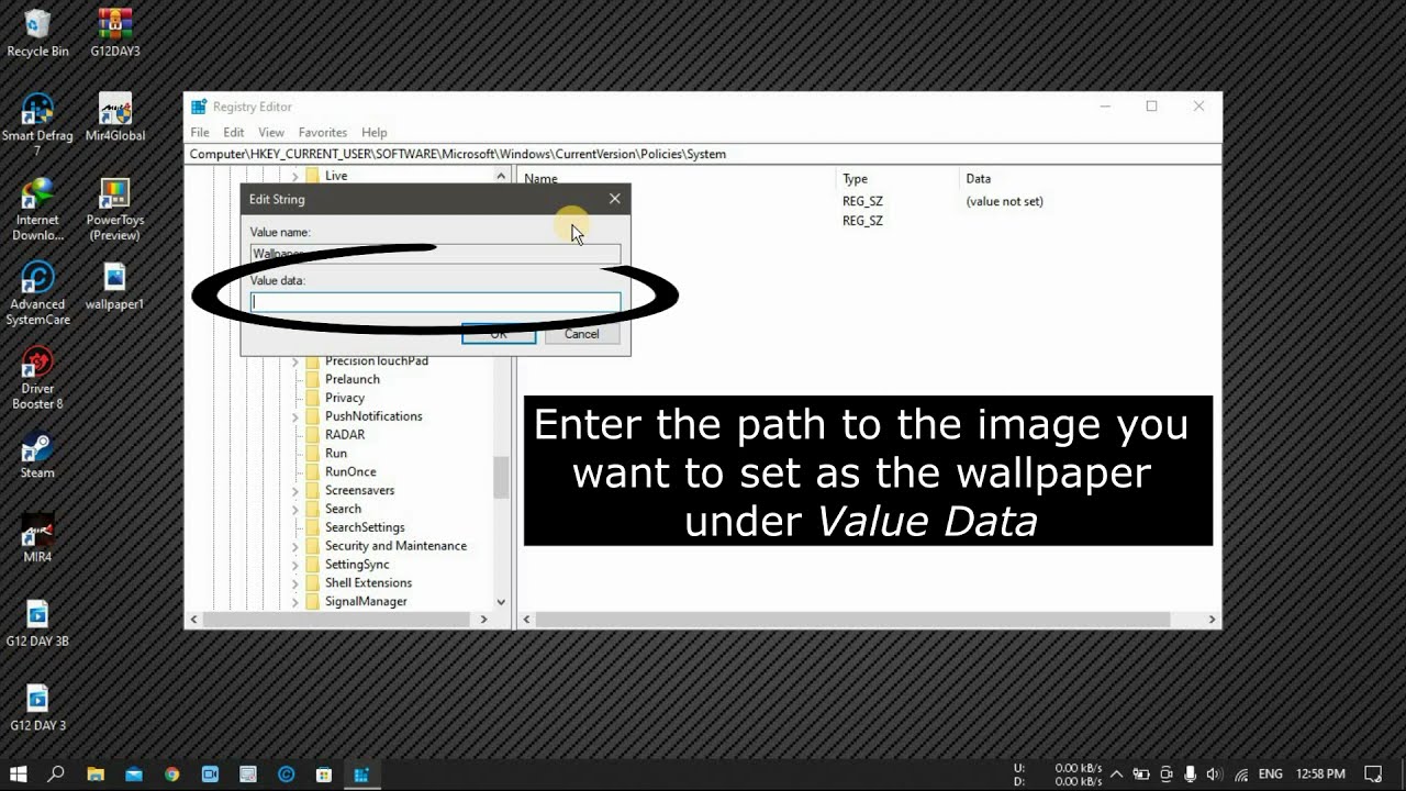 How to Set Desktop Wallpaper Without Using Settings in Windows 10