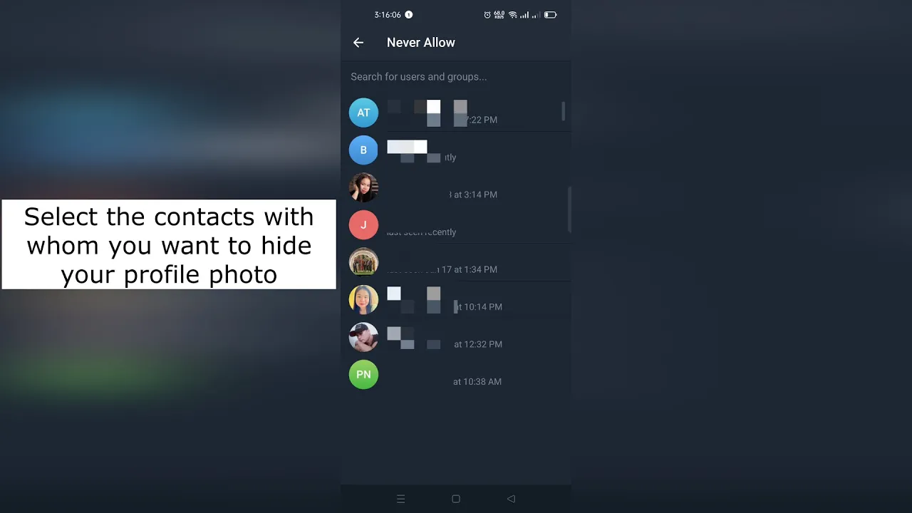 How to Hide Telegram Profile Picture From Specific Contacts Desktop and Mobile