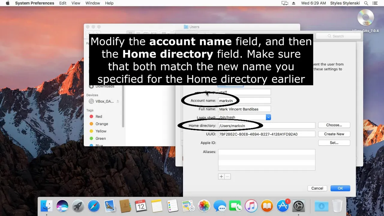 How to Change Your macOS Username