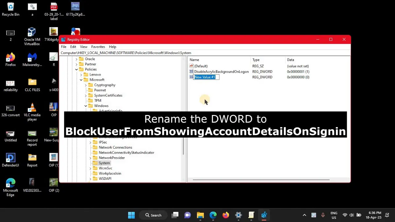 How to Remove Your Email Address From the Login Screen in Windows