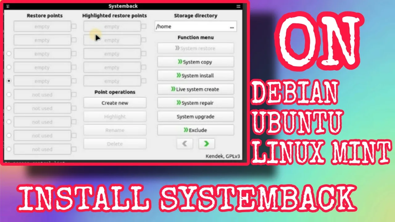 How to Install Systemback on Debian, Ubuntu, Linux Mint